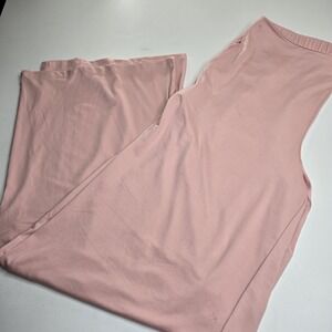 Fashion Nova Knit Wide Leg Comfort Pink Pants NWT Size XL.  A13
